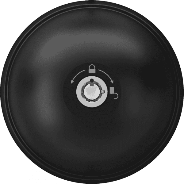 UFO³ Smart Duo | crni |  set za 1 vrata - Slika 2