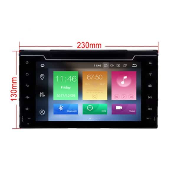 TOYOTA Corolla (2017) Android - Multimedija - Navigacija 8″ WT-RVT5324 - Slika 10