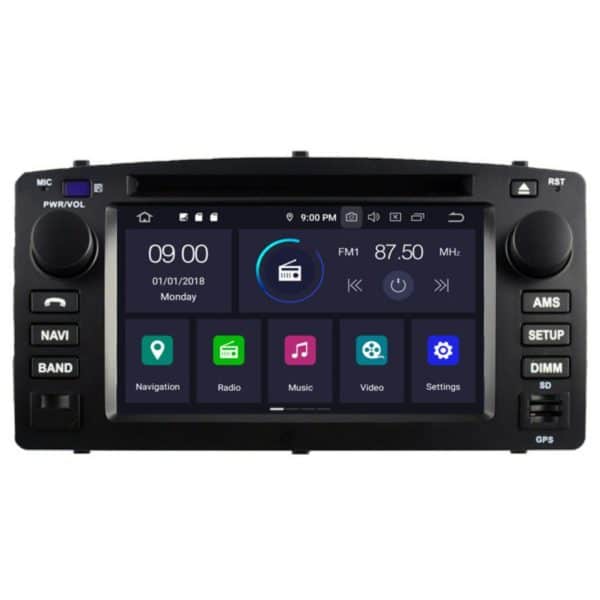 TOYOTA Corolla (2004 - 2007) Android - Multimedija - Navigacija 7″ WT-RVT5512