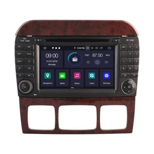 MERCEDES S KLASA (1999 - 2007) Android - Multimedija - Navigacija 7" WT-RVT5518