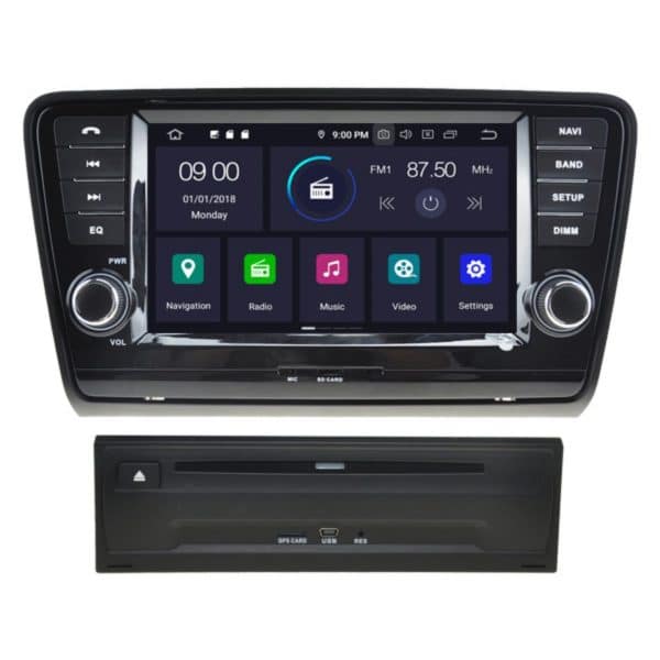 ŠKODA Octavia 3 (2013 - 2018) Android - Multimedija - Navigacija 8″ WT-RVT5520