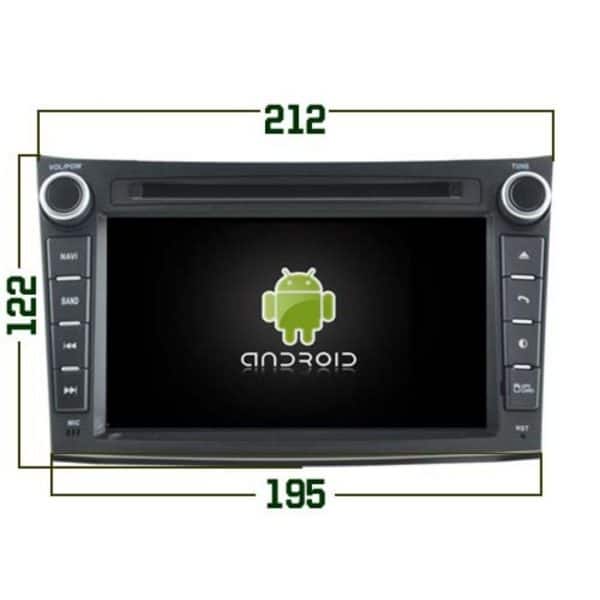 SUBARU Outback (2008 - 2013) Android - Multimedija - Navigacija 7″ WT-RVT5780S - Slika 11