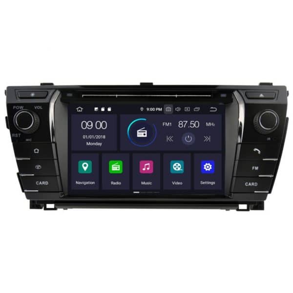 TOYOTA Corolla (2014 - 2017) Android - Multimedija - Navigacija 7″ WT-RVT5781