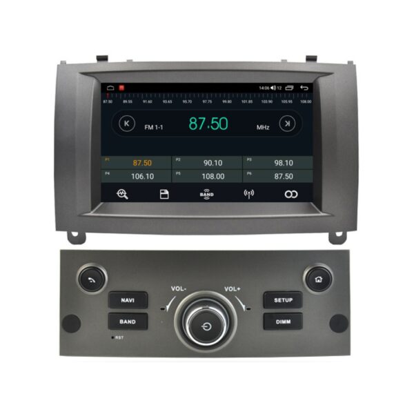 PEUGEOT 407 (2004 - 2011) Android - Multimedija - Navigacija 7″ WT-HV5588-BS - Slika 19