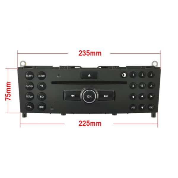 MERCEDES C-klasa (2008 - 2010) Android - Multimedija - Navigacija 6,2″ WT-KRV5704 - Slika 5