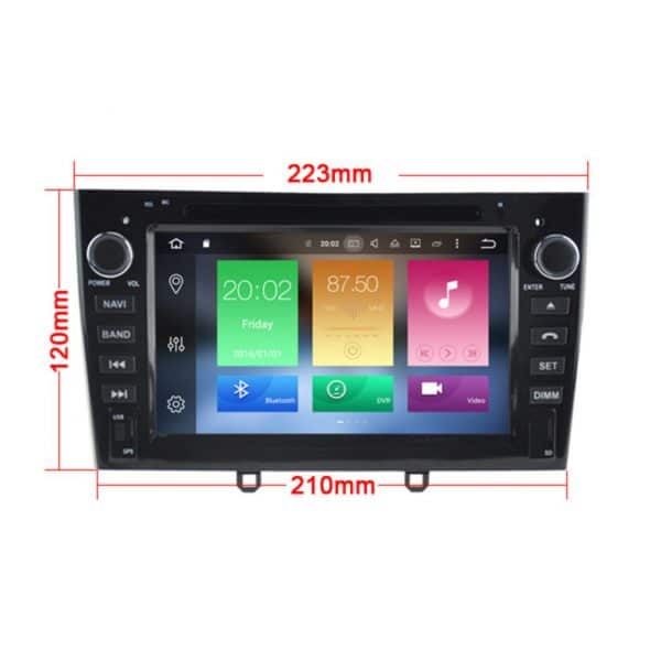 PEUGEOT 408 (2010 - 2011) Android - Multimedija - Navigacija 7″ WT-RVT5634B - Slika 5