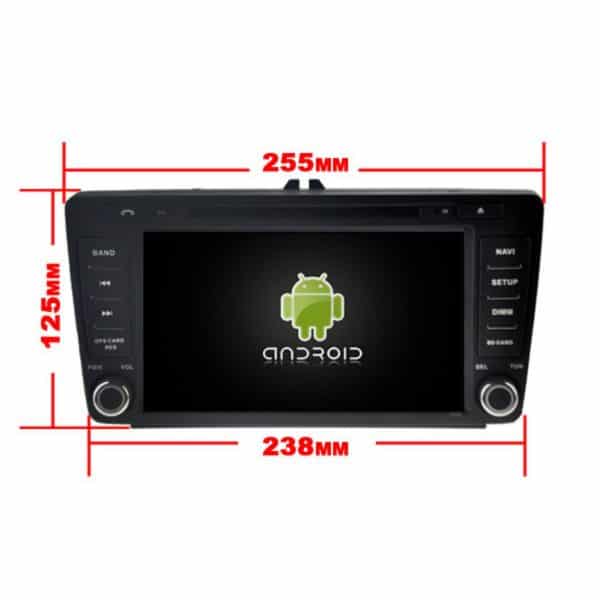 ŠKODA Octavia II, Superb, Fabia (2004 - 2011) Android - Multimedija - Navigacija 8″ WT-HV5703 - Slika 7