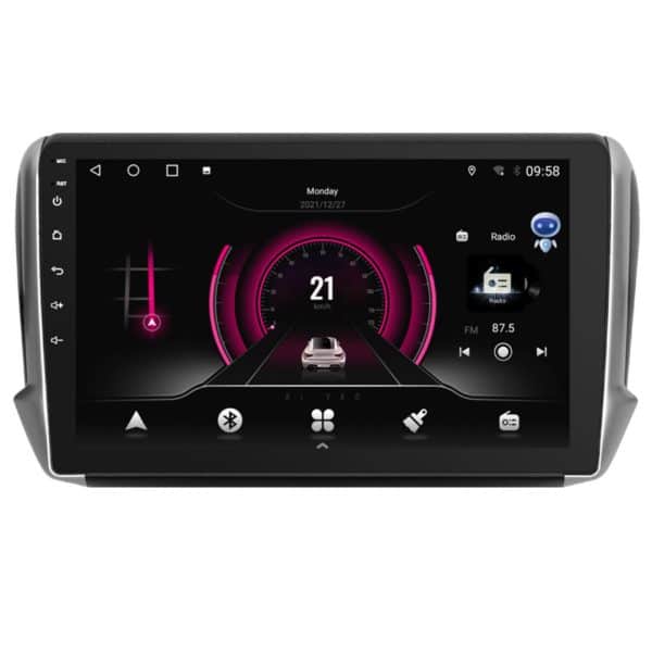 PEUGEOT 208 (2014 - 2018) Android – Multimedija – Navigacija QLED 10,1″ WT-DTB9434A-B