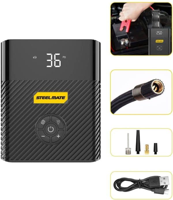 Prijenosna zračna Pumpa + Jump starter 8800mAh TI SP1 - Slika 7