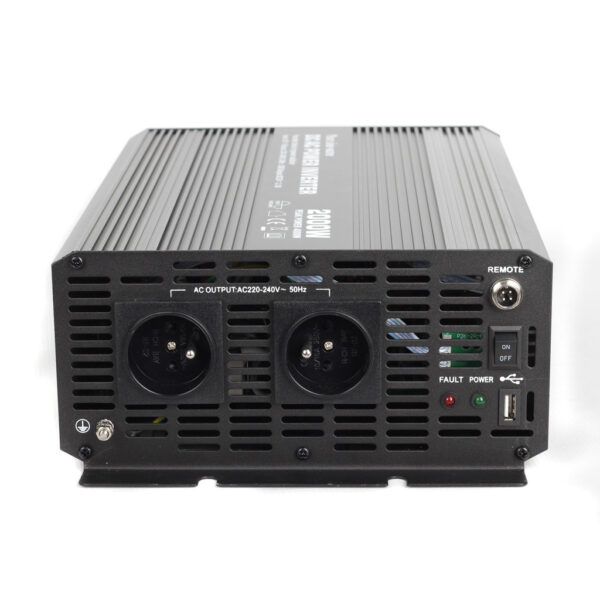 Pretvarač napona 12V na 230V, USB, 2000W CAR2000-S - Slika 5