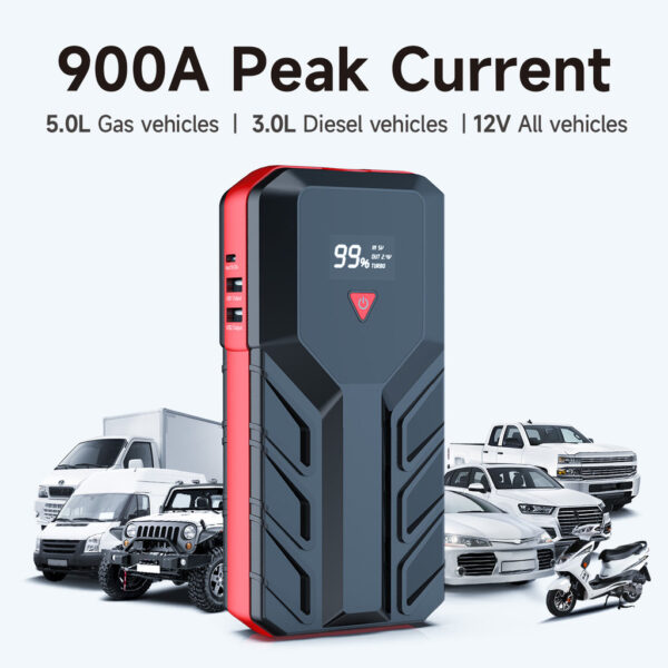 Jump starter kit 12.000 mAh JS12 - Slika 8