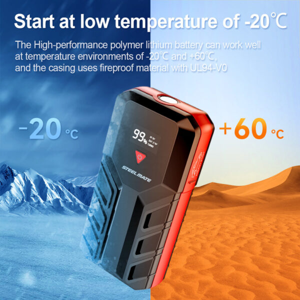 Jump starter kit 12.000 mAh JS12 - Slika 9