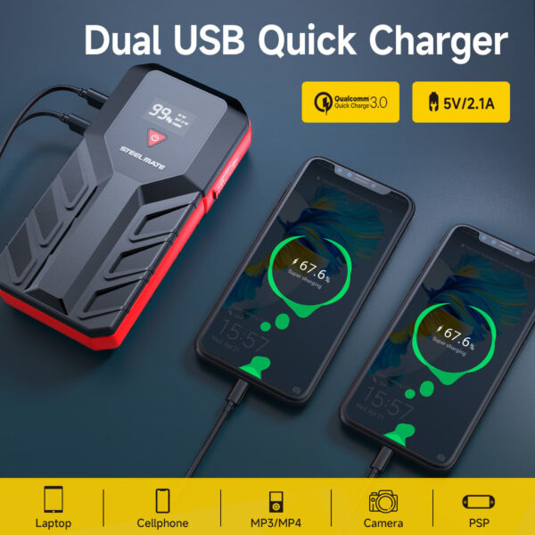 Jump starter kit 12.000 mAh JS12 - Slika 16