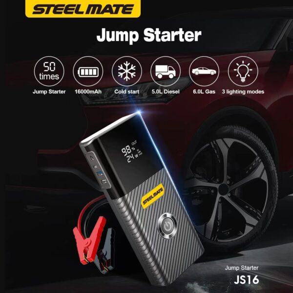 Jump starter kit 16.000 mAh JS16 - Slika 2